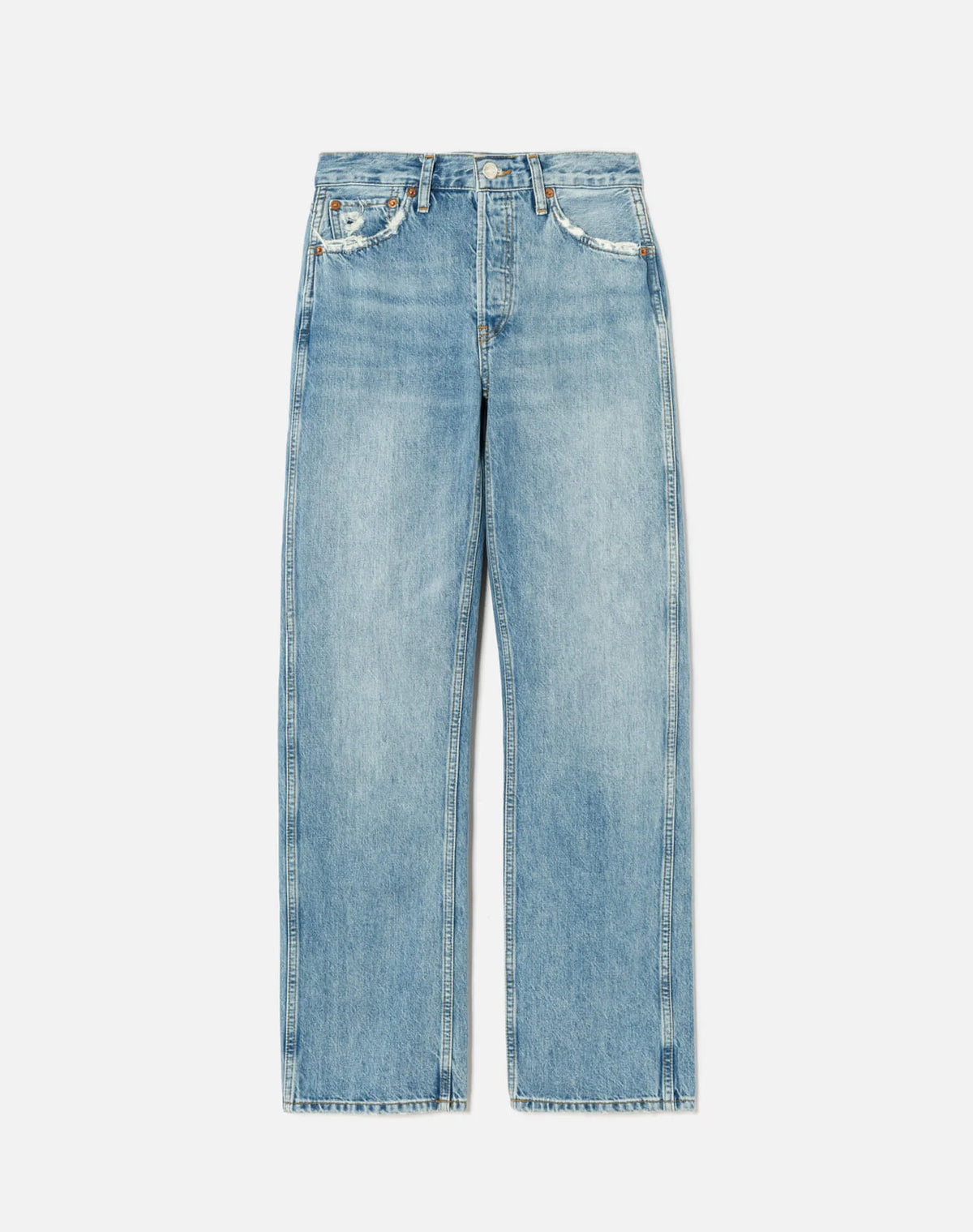 RE/DONE HIGH RISE LOOSE WORN BLUE