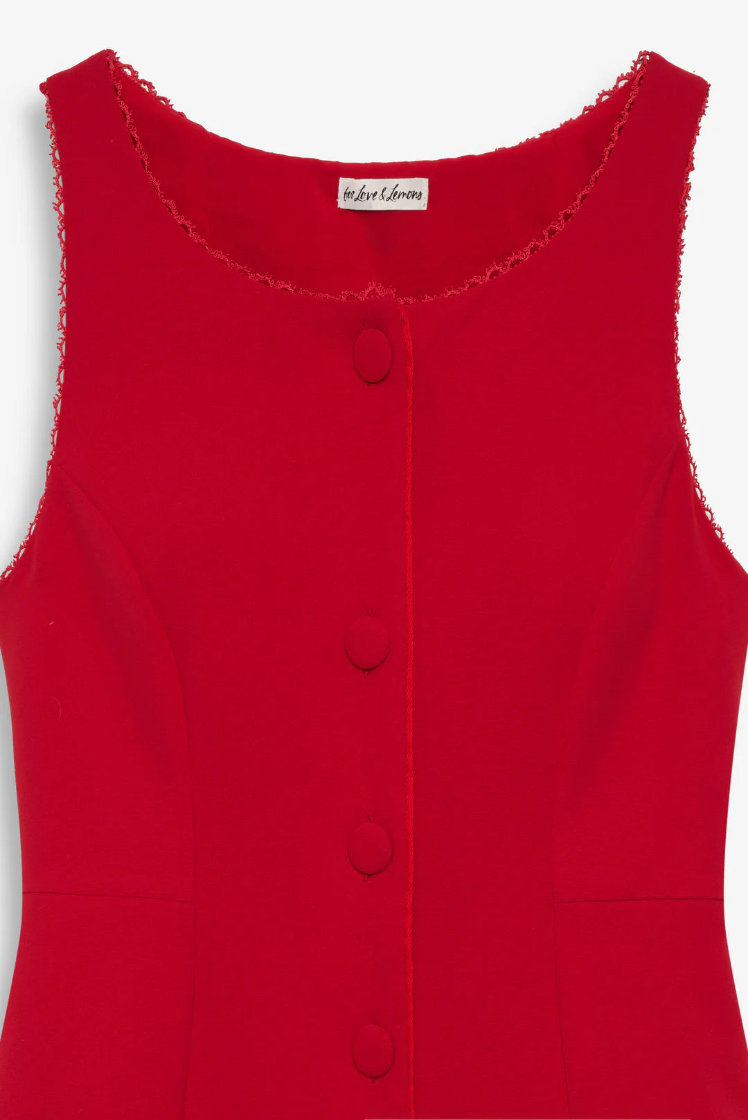 For Love & Lemons Venus Mini Dress RED