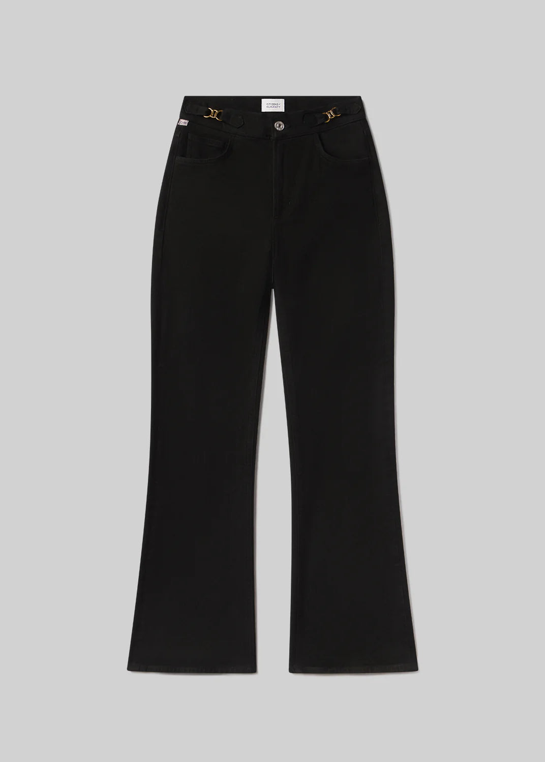 Citizens of Humanity Kimberly Flare With Horsebit In Rich Black