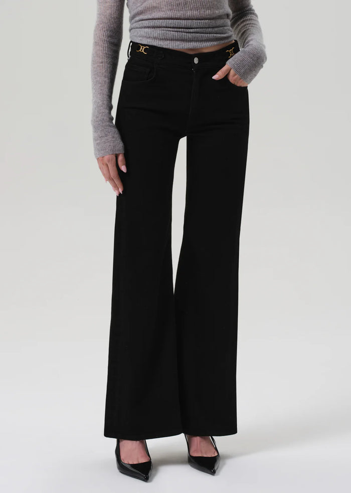 Citizens of Humanity Kimberly Flare With Horsebit In Rich Black