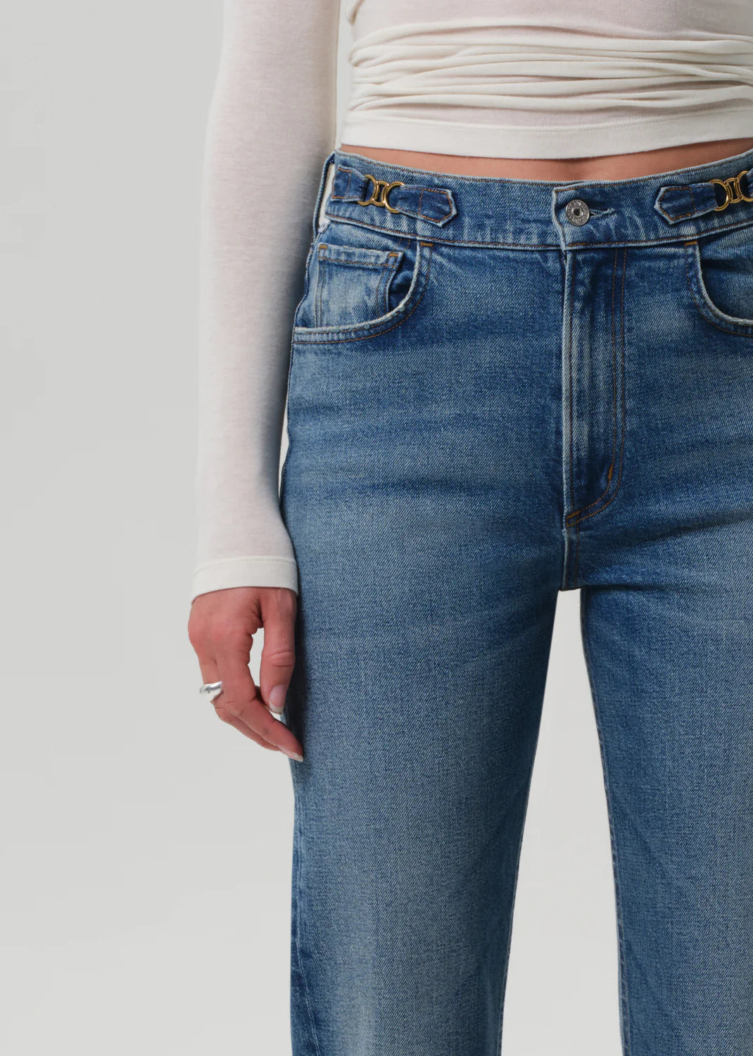 Citizens of Humanity Blaine High Rise Straight With Horsebit In Alma