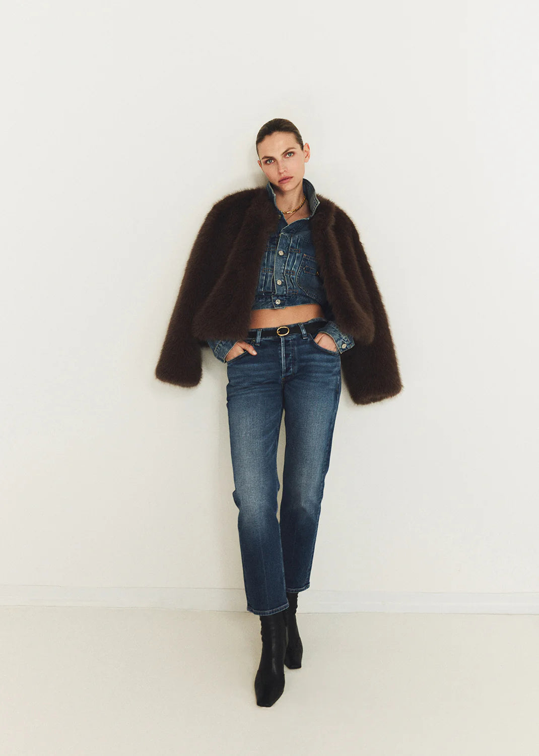 Citizens of Humanity Blaine High Rise Straight With Horsebit In Alma