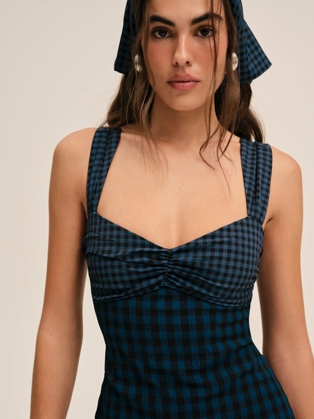 For Love & Lemons Blue River Mini Dress