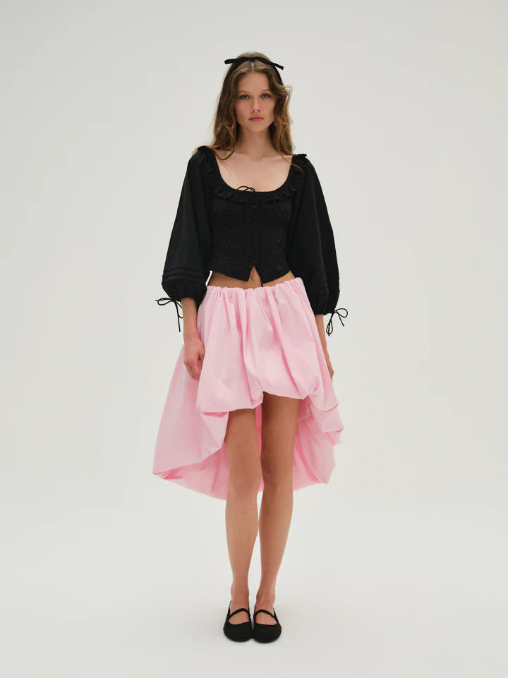 For Love & Lemons Harlow Top Black