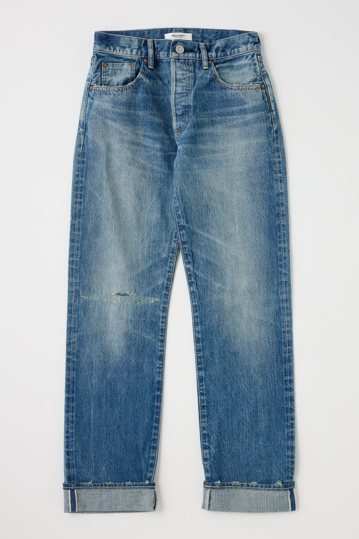 Moussy FREDERICA SELVEDGE STRAIGHT Blue