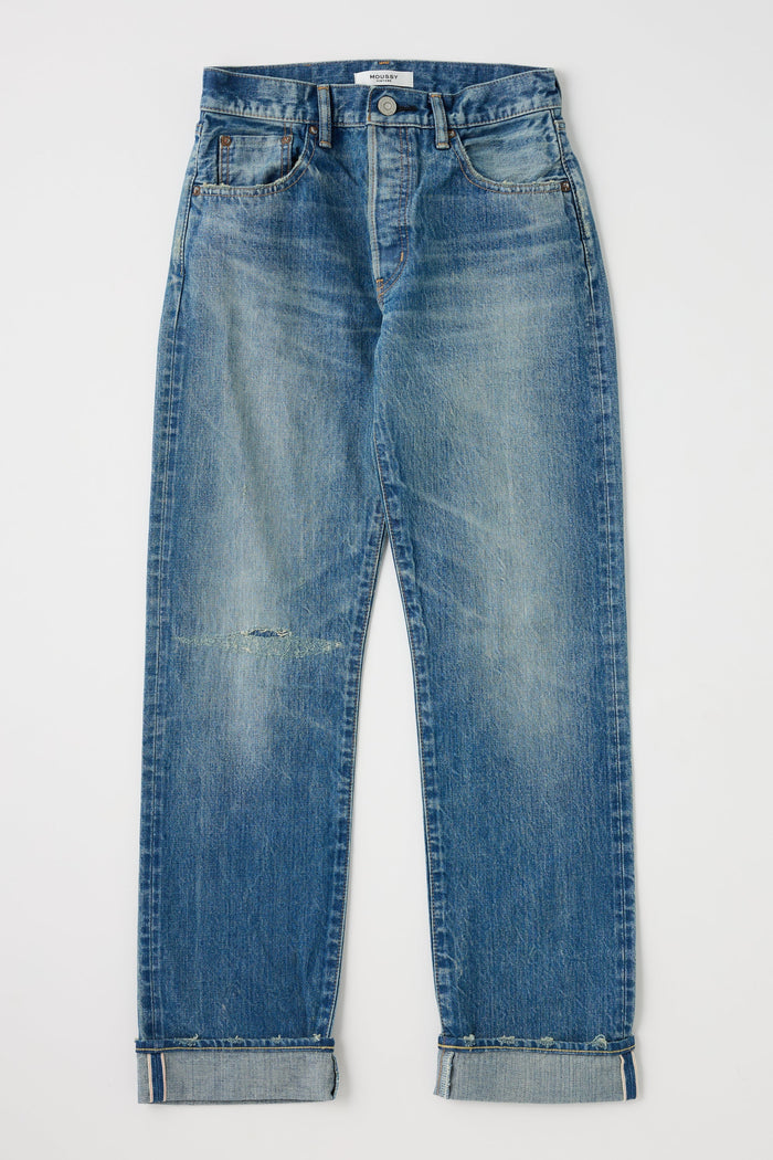 Moussy FREDERICA SELVEDGE STRAIGHT Blue