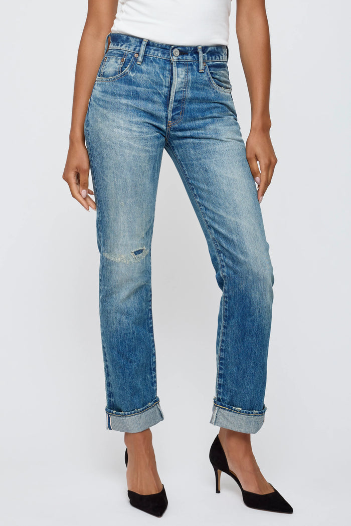 Moussy FREDERICA SELVEDGE STRAIGHT Blue