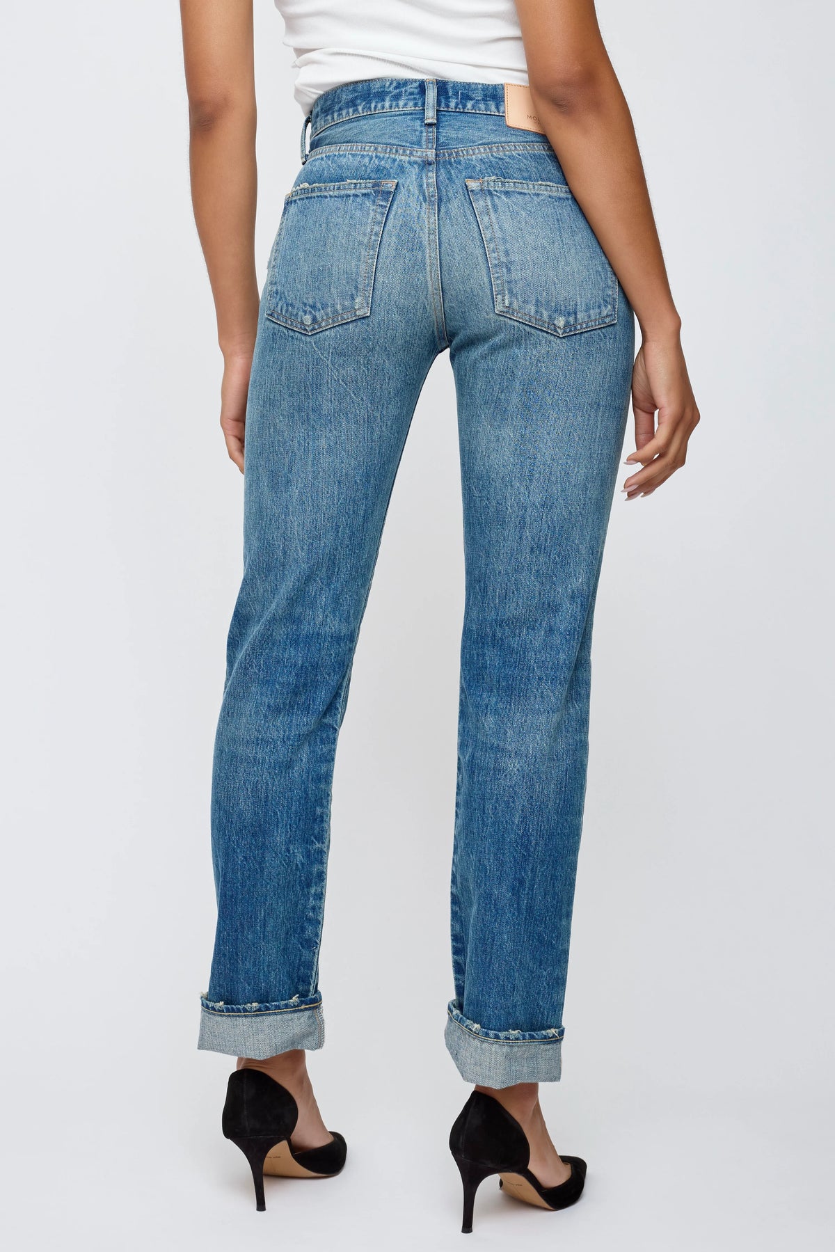 Moussy FREDERICA SELVEDGE STRAIGHT Blue