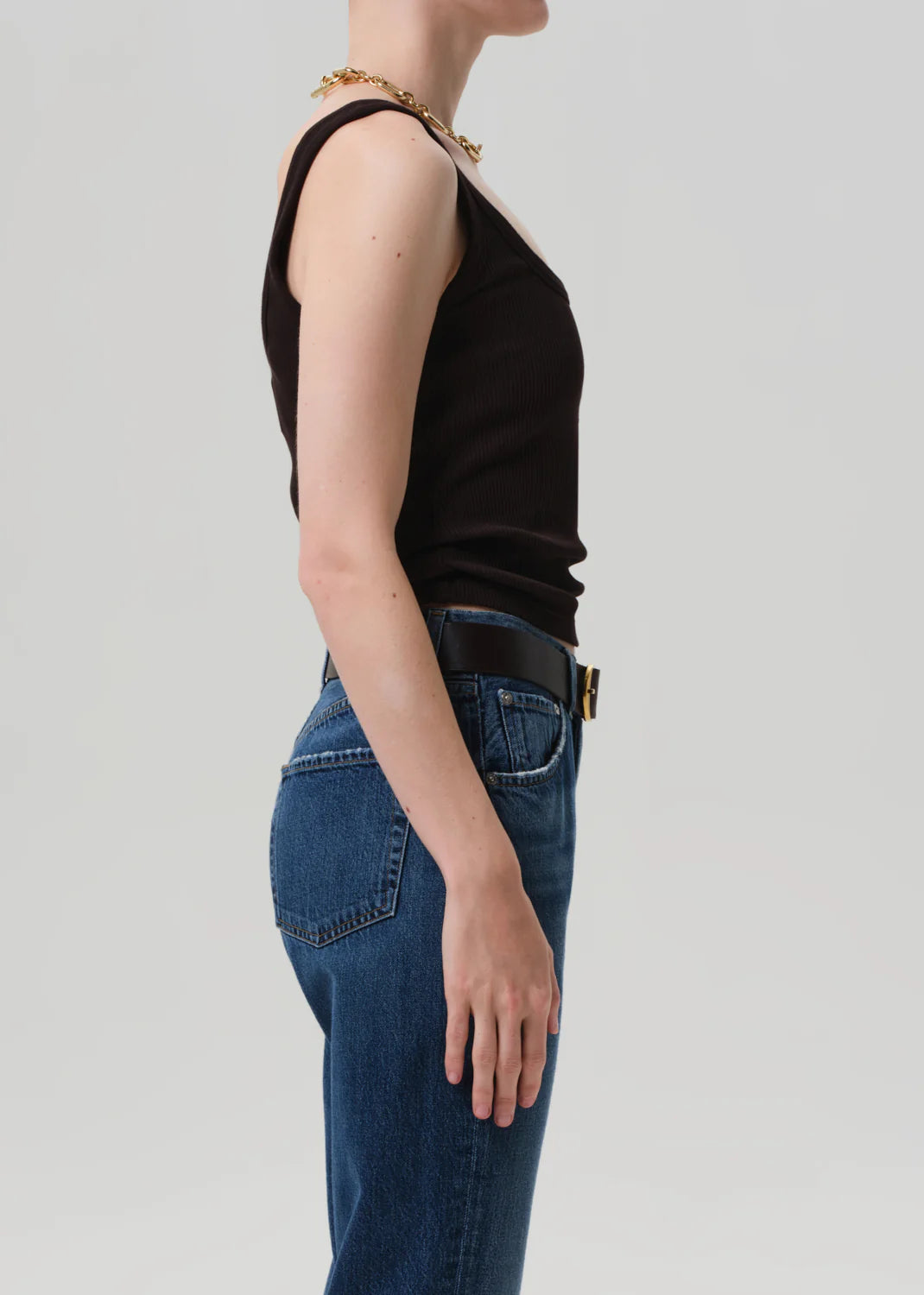 Citizens of Humanity Faye Tank In Chocolate