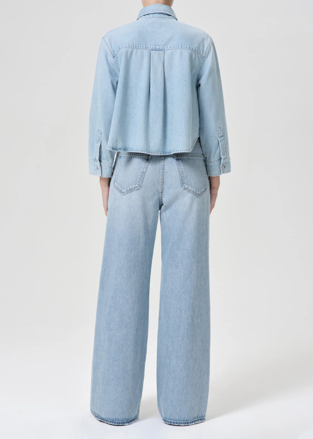 Agolde DAME HIGH RISE WIDE LEG NO CUFF IN CONFLICT