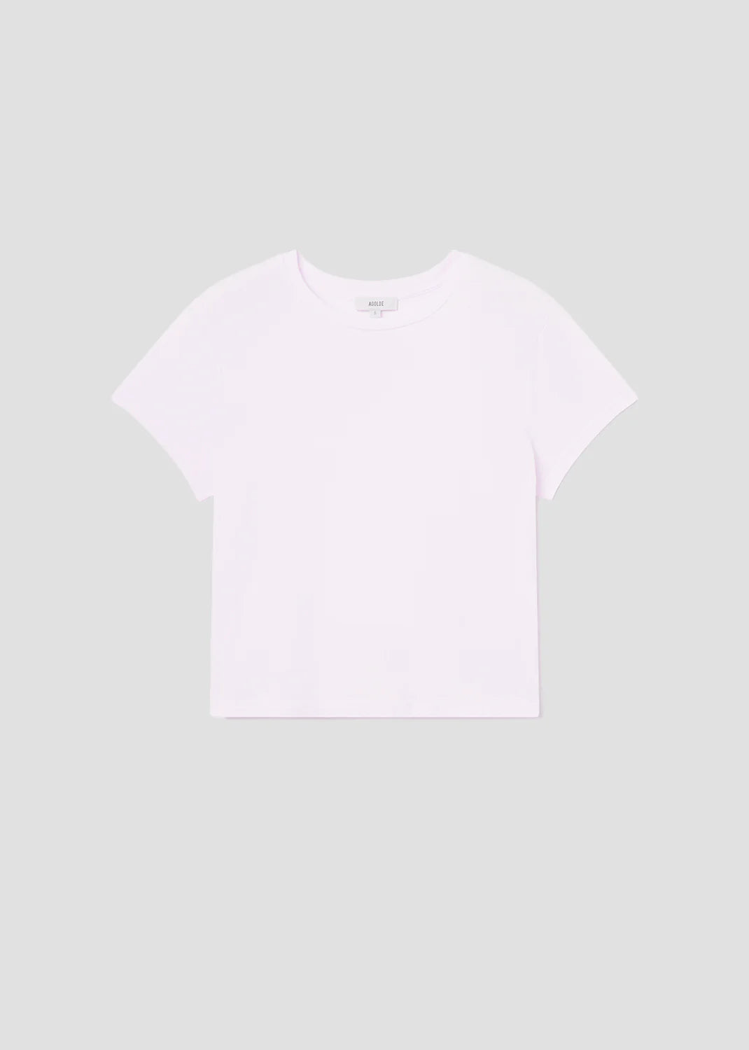 Agolde ADINE SHRUNKEN TEE IN ROSEWATER