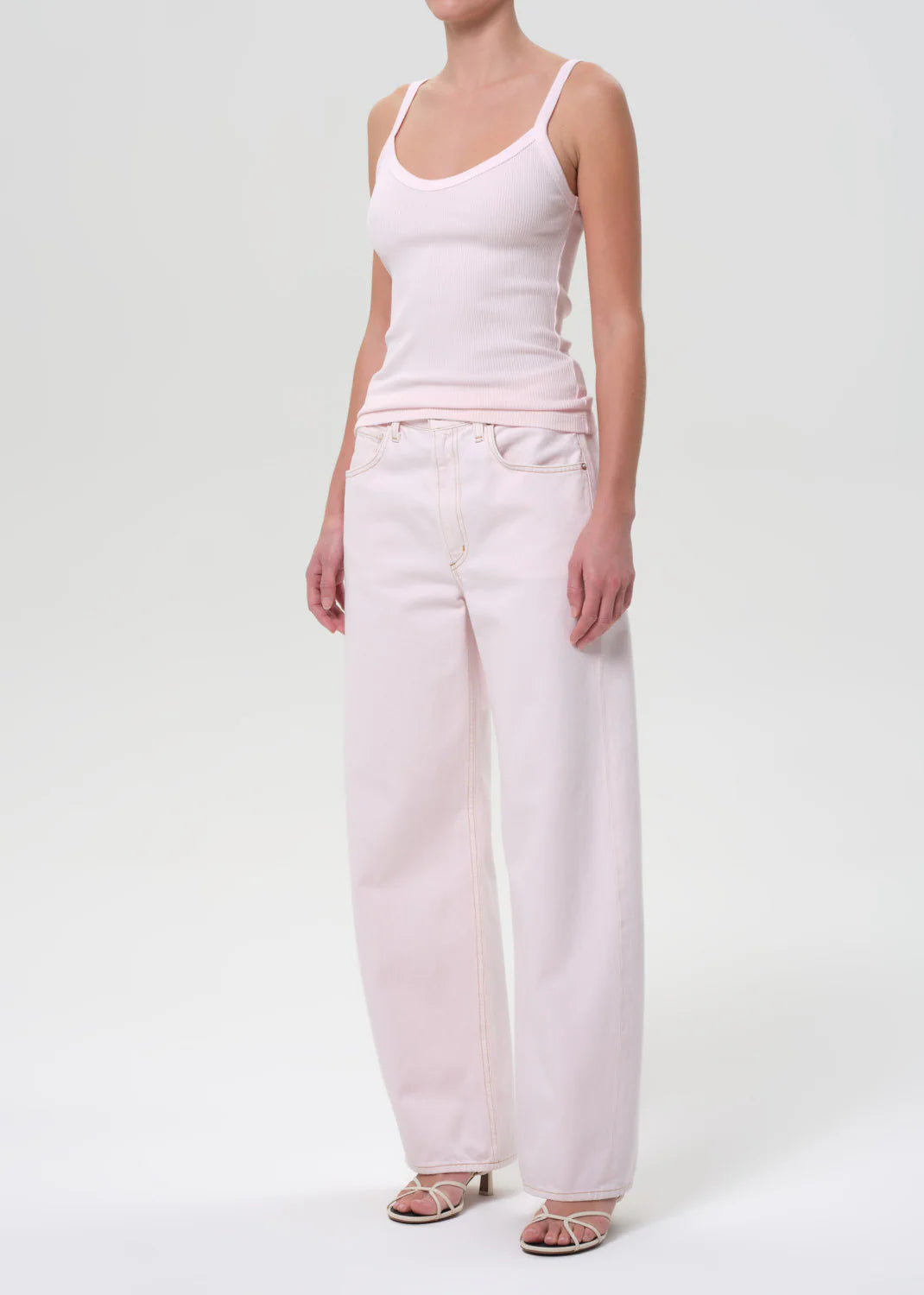 AGOLDE JORDAN TANK IN COSMOS