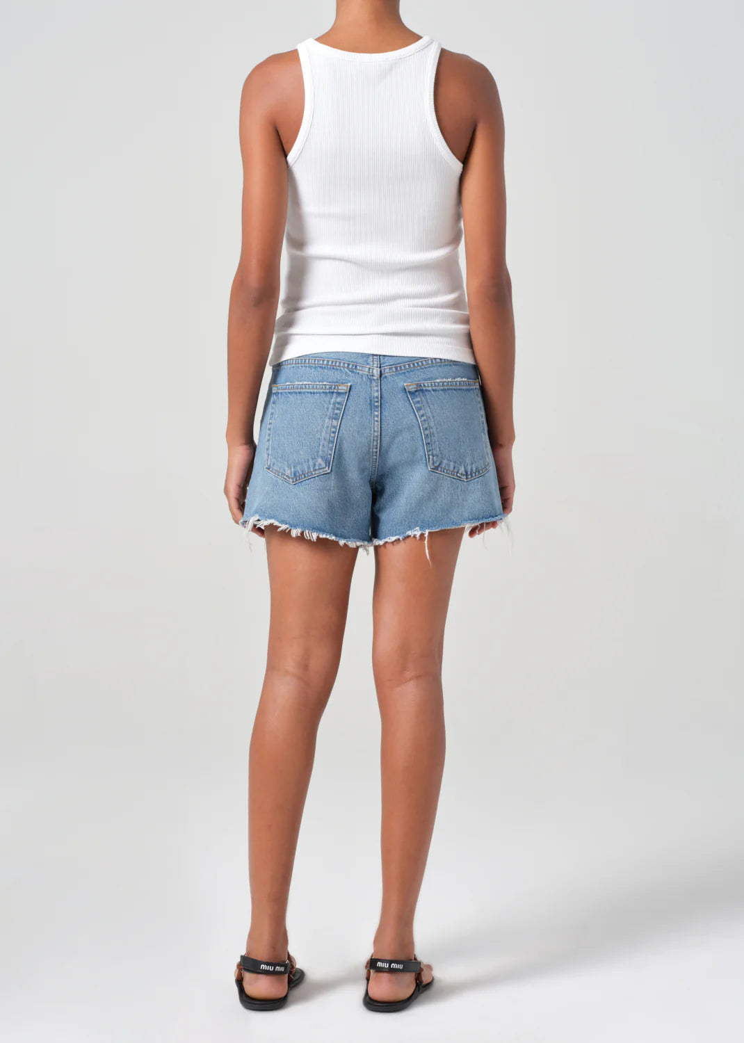 AGOLDE PARKER LONG SHORT IN FAIRWAY