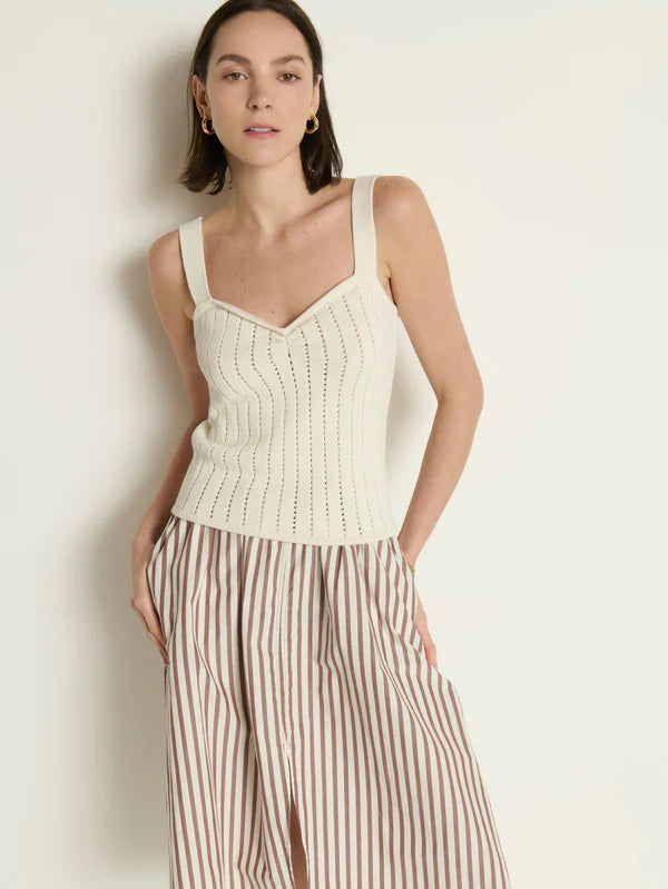 Nation Ltd Cali Sweater Tank Porcelain