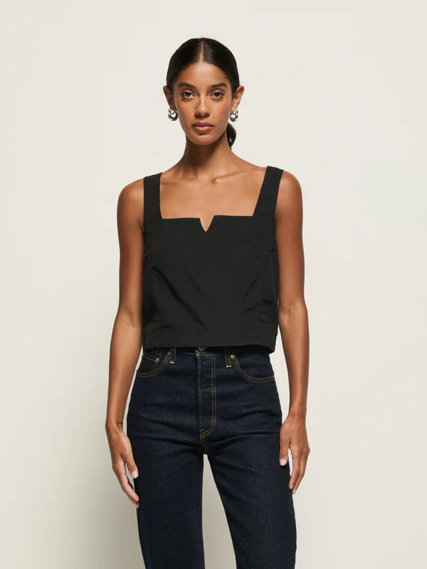 Nation Ltd Crista Square Tank Black