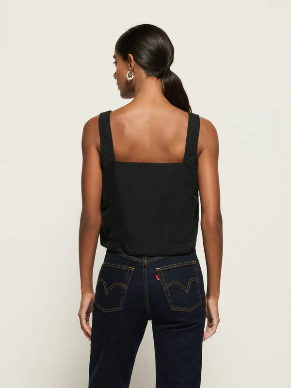 Nation Ltd Crista Square Tank Black
