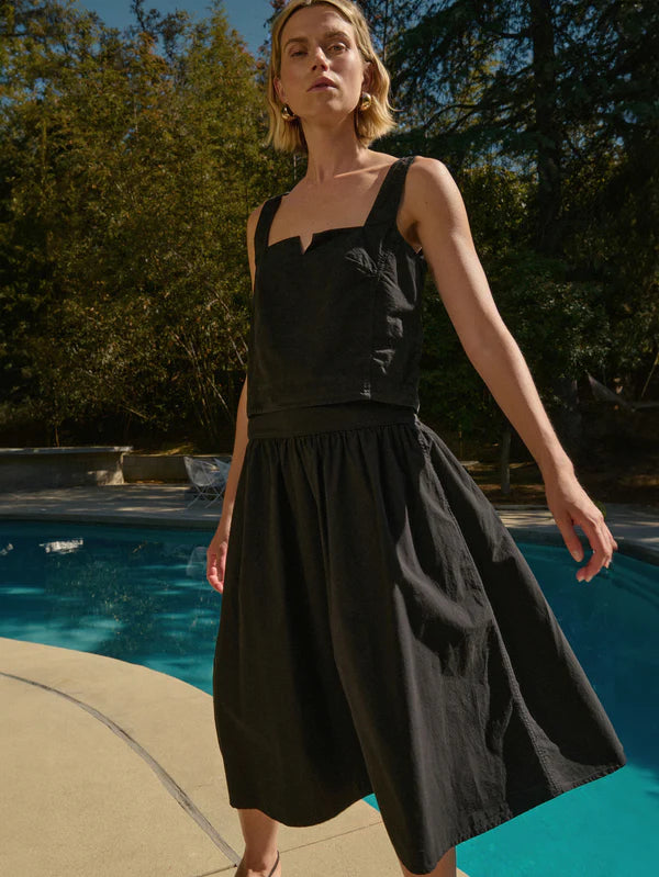 Nation Ltd Crista Square Tank Black