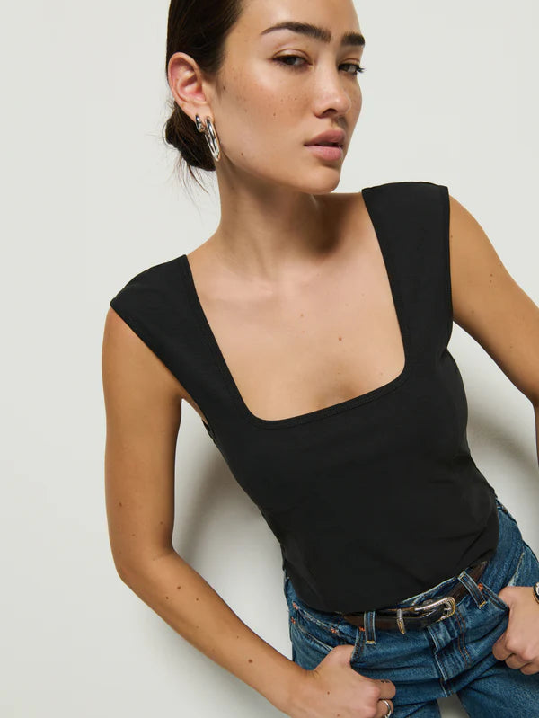 Nation LTD Gemi Top Jet Black