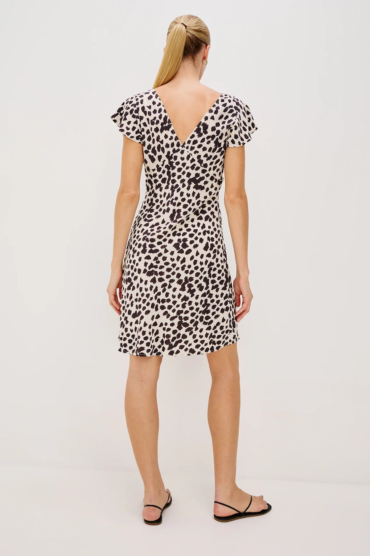 Rails Gigi Dress Taupe Spotted