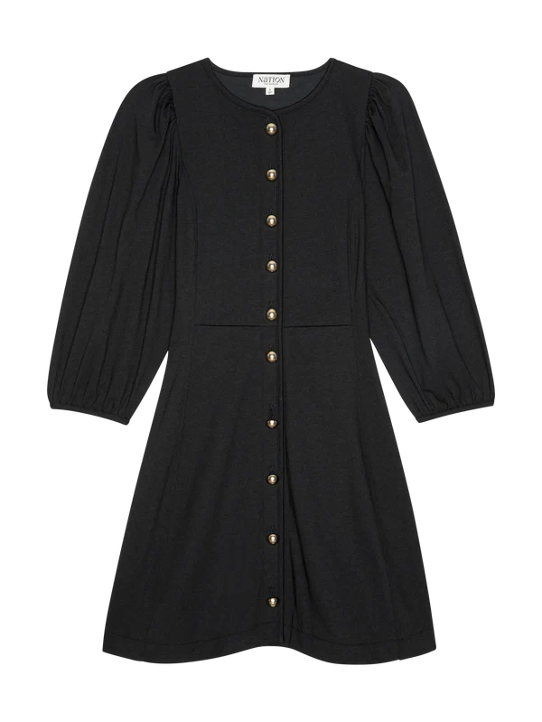 Nation Gilda Mini Dress - Black