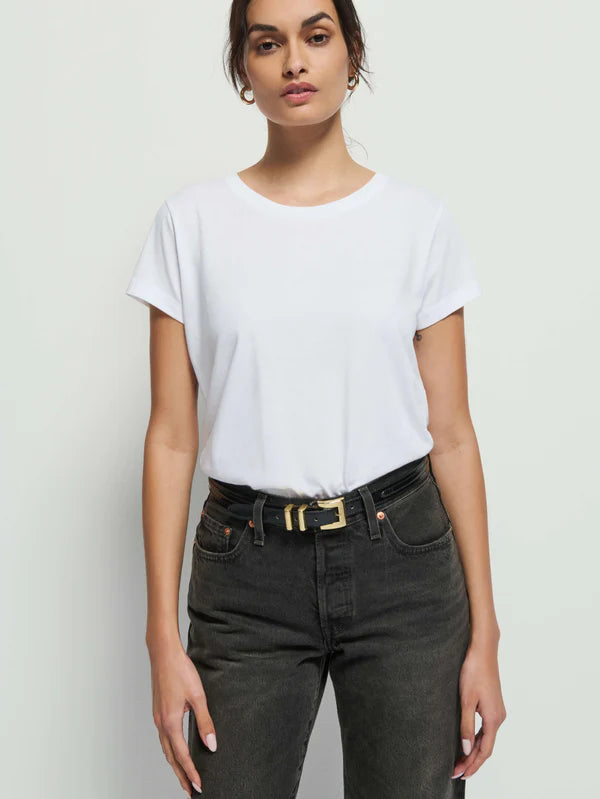 Nation LTD Goldie Boxy crew White