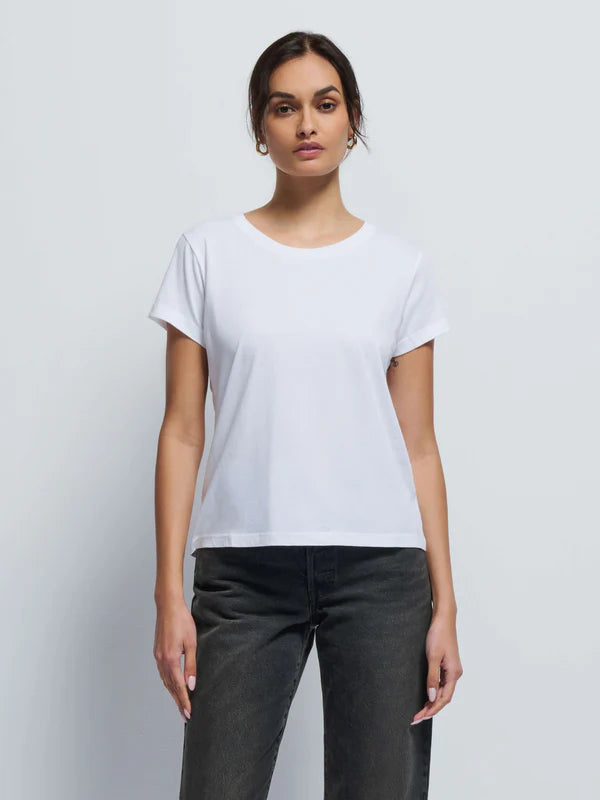 Nation LTD Goldie Boxy crew White