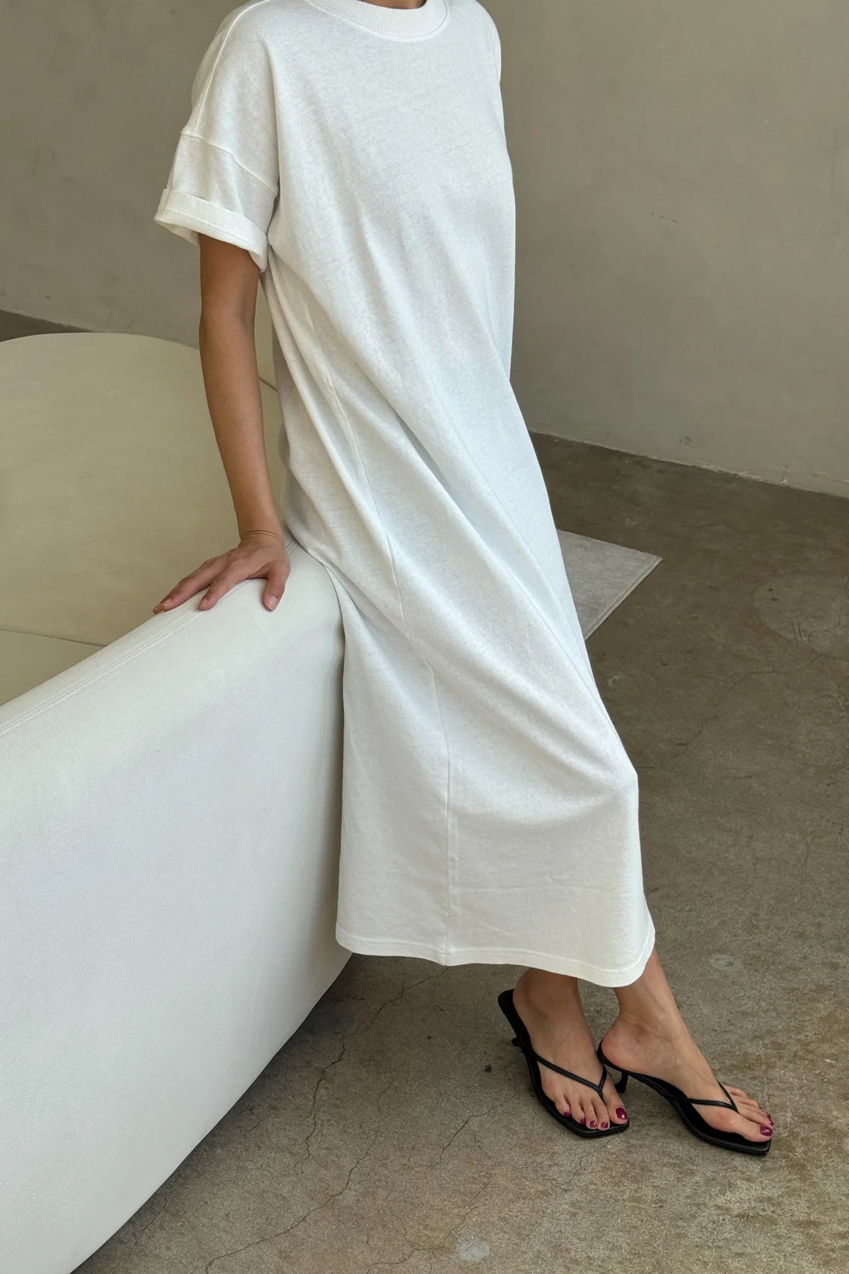 Le Bon Shoppe HER DRESS - WHITE COTTON