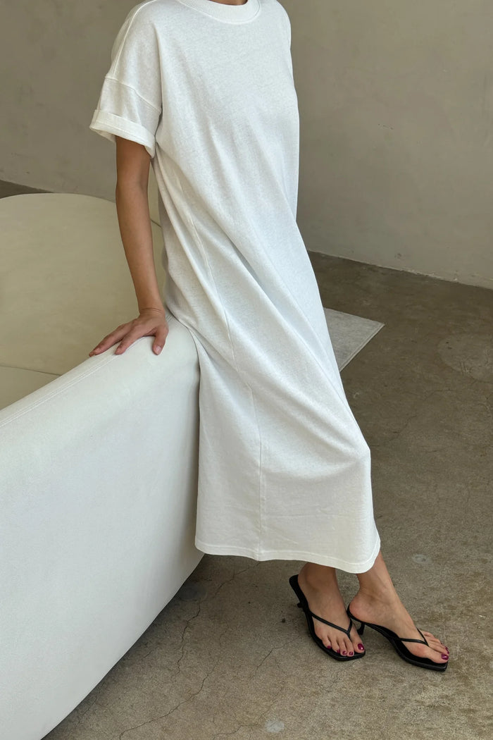 Le Bon Shoppe HER DRESS - WHITE COTTON