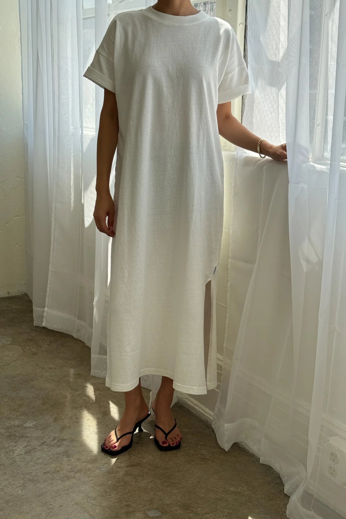 Le Bon Shoppe HER DRESS - WHITE COTTON