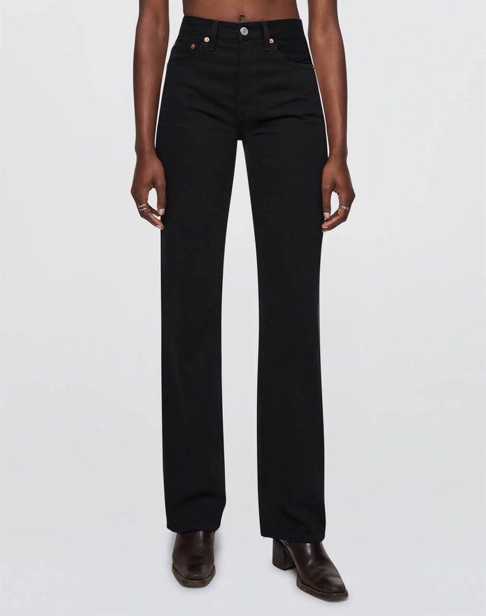 Re/Done 90S HIGH RISE LOOSE Black