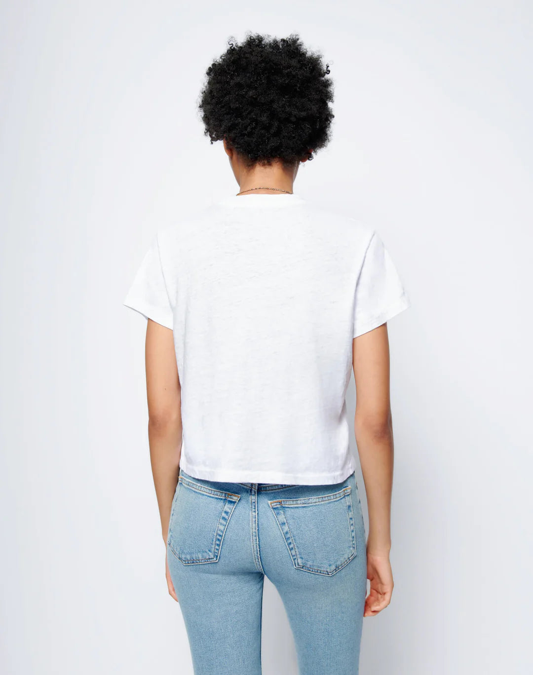 RE/DONE 1950s Boxy Tee optic white