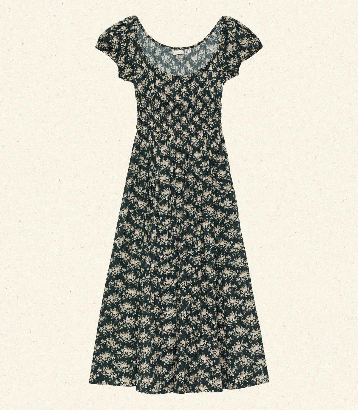 Dôen QUINLEY DRESS IN NOIR ROSIER FLORAL