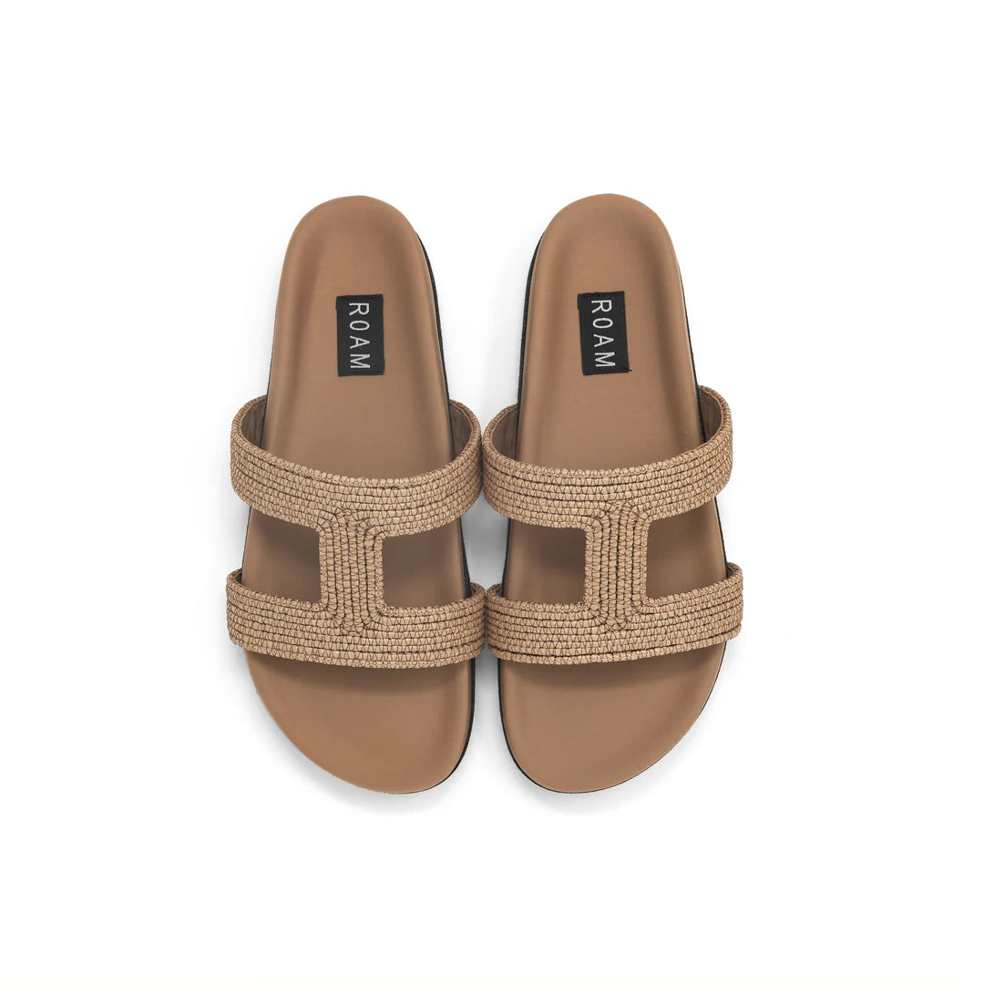 Roam Roam ROAM RAFFY CUFFS SANDAL NATURAL RAFFIA