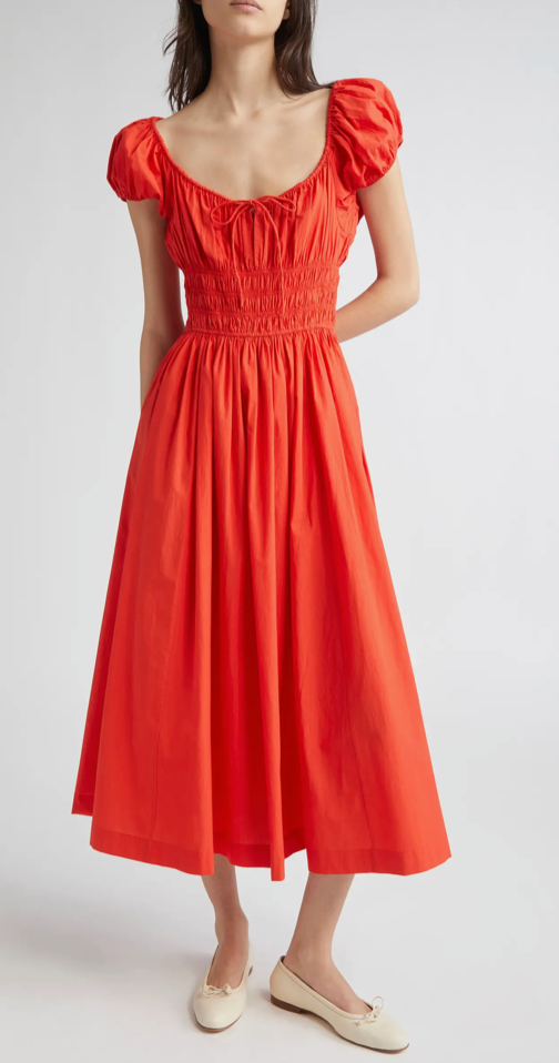 Dôen Quinn Organic Cotton Poplin Maxi Dress