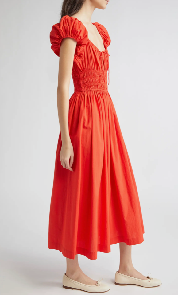 Dôen Quinn Organic Cotton Poplin Maxi Dress