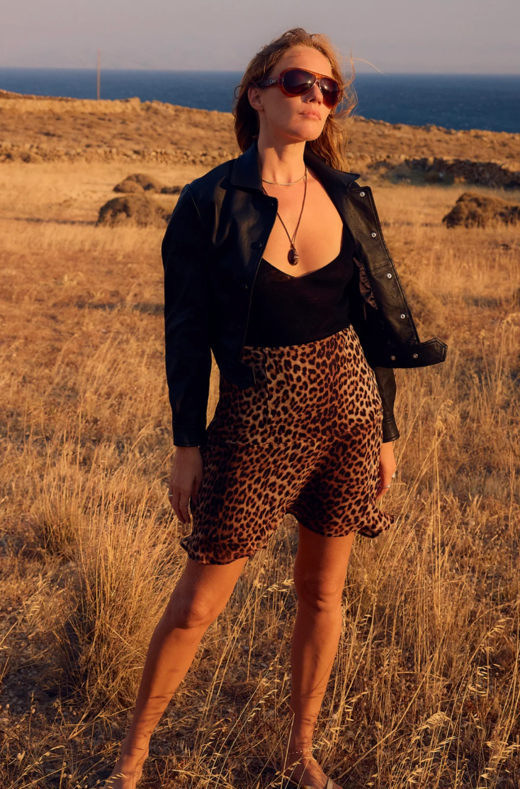 SPRWMN BLACK LEATHER HARDY JACKET