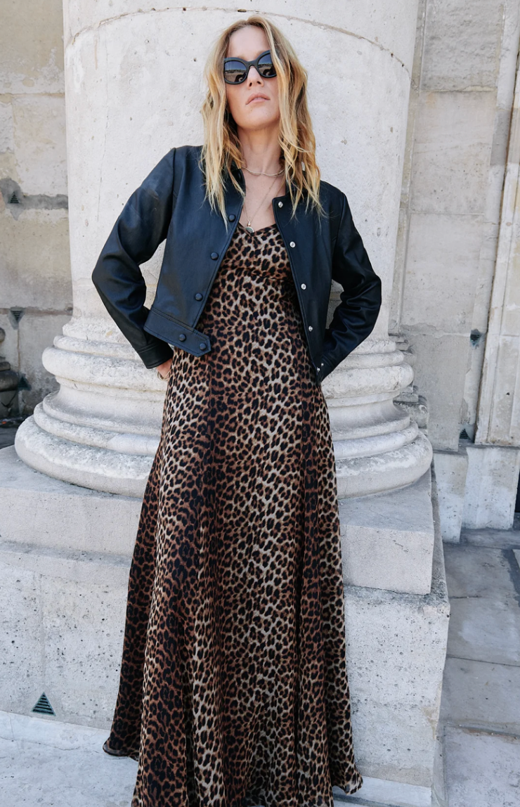 SPRWMN BLACK LEATHER HARDY JACKET