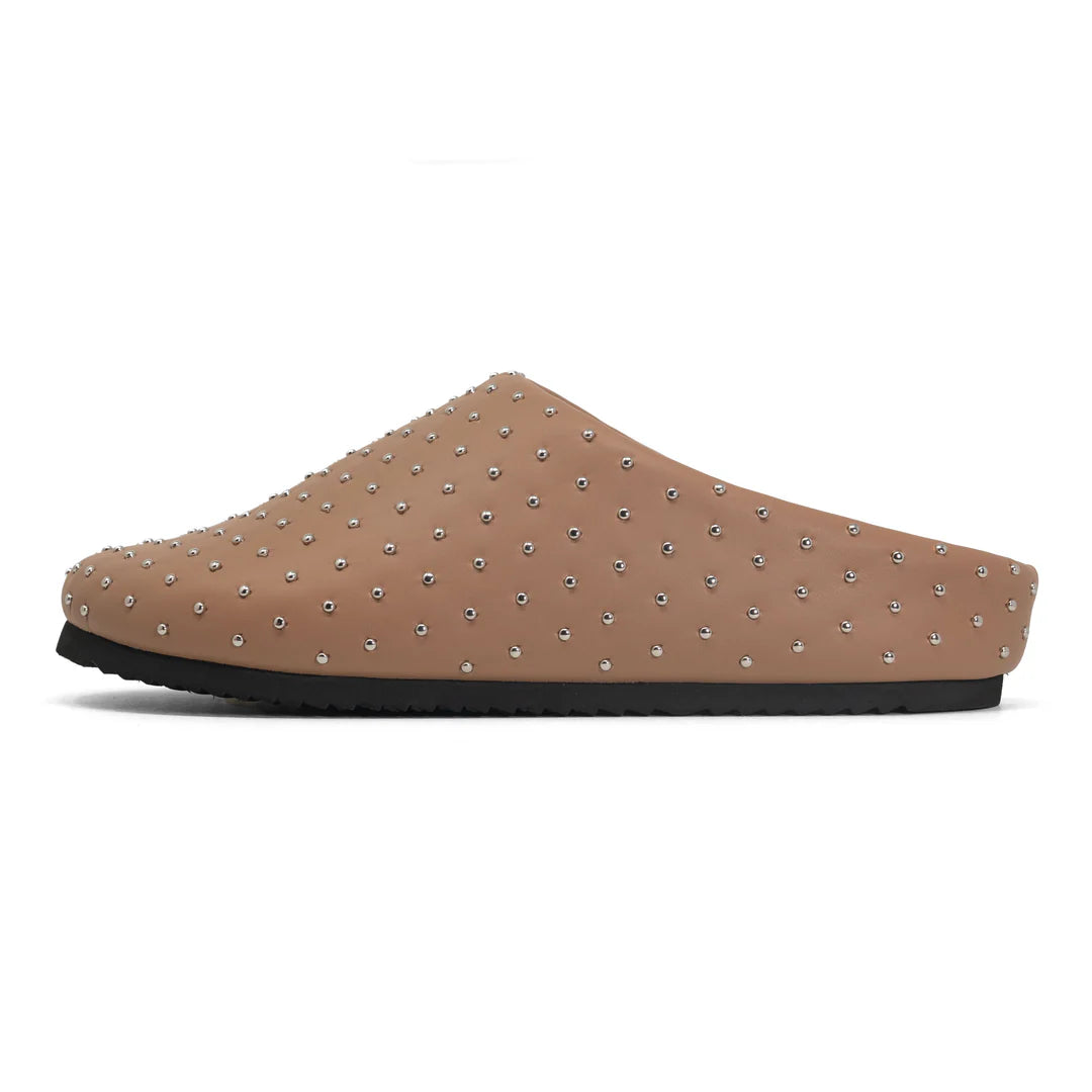 ROAM ROAM STUDDY CLOG NUDE VEGAN LEATHER
