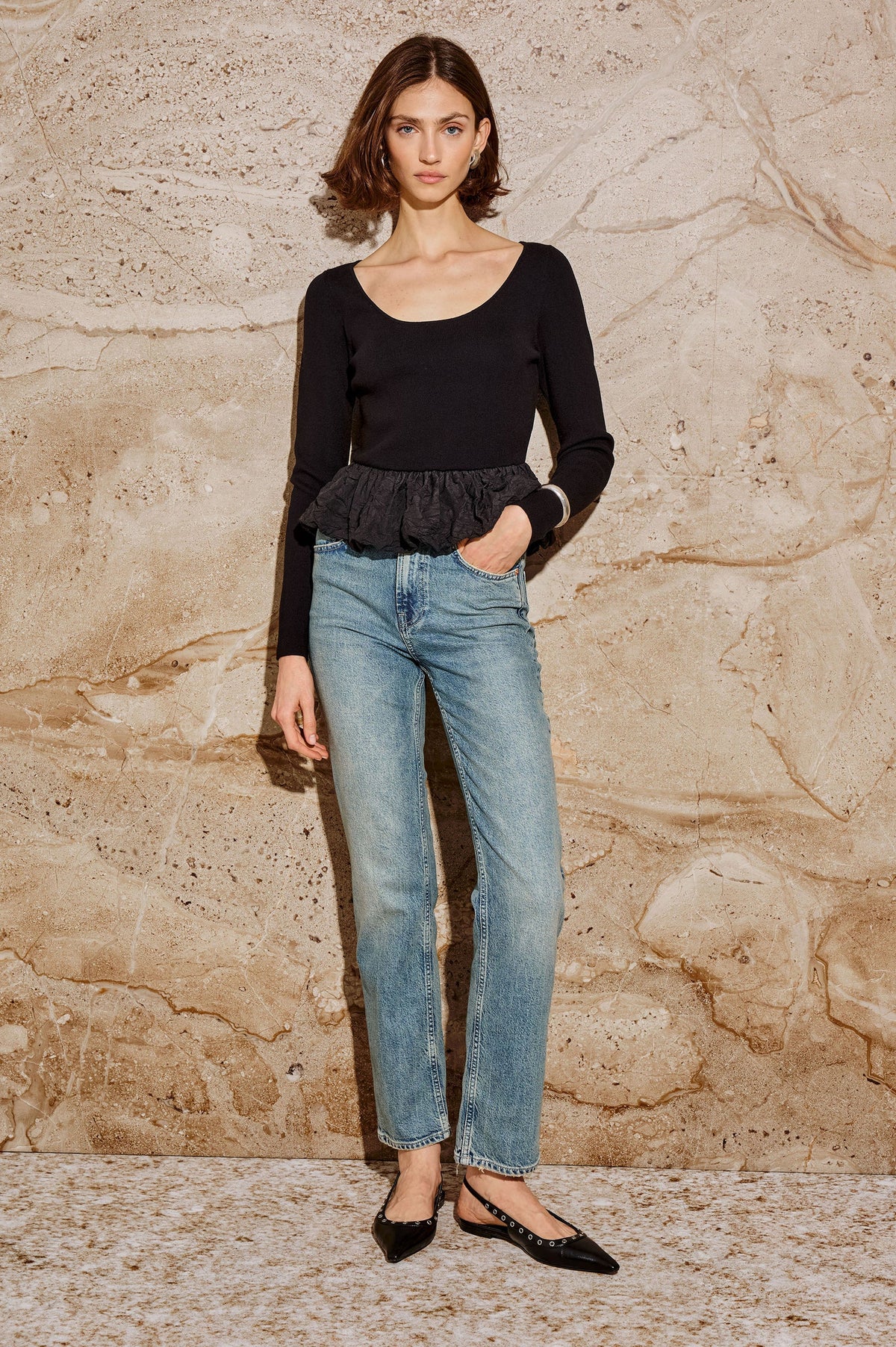 Rails Tillie Top Black