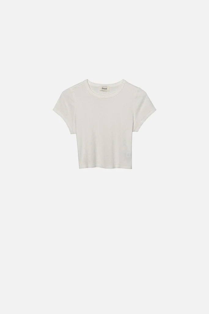 ELWOOD BABYDOLL CORE TEE Vintage White