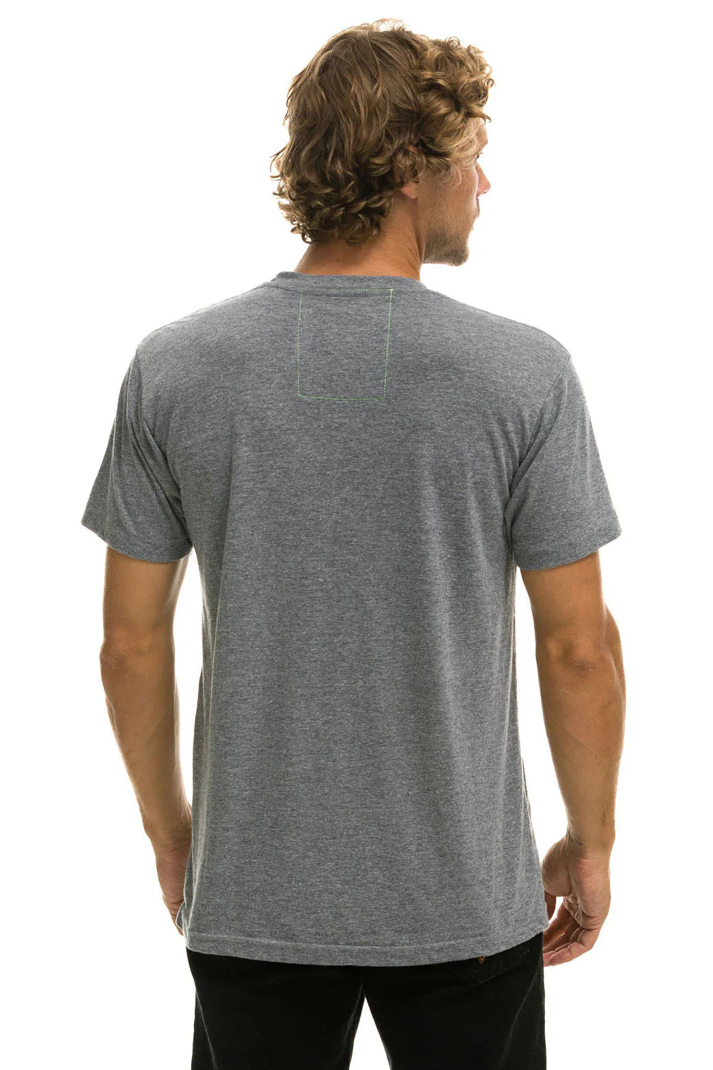 Aviator Nation BASIC TEE - HEATHER GREY