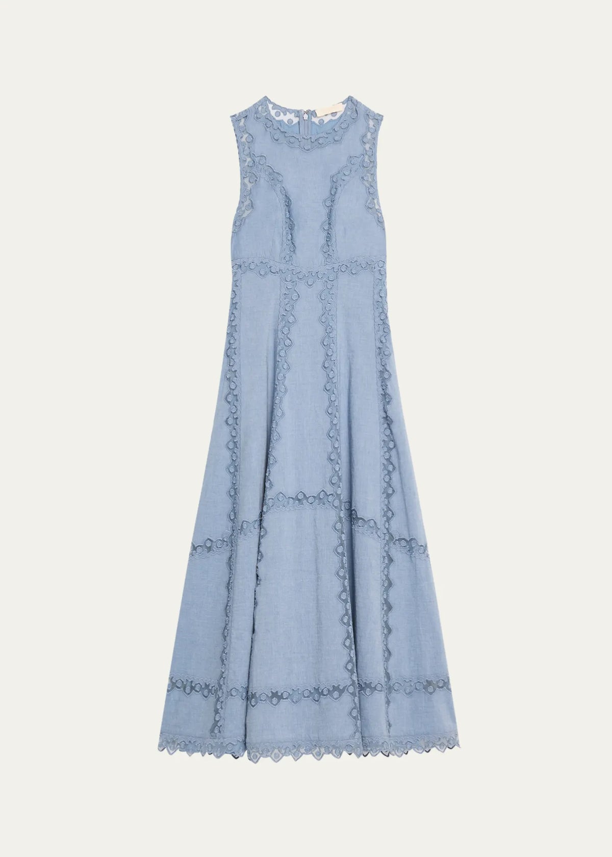 Ulla Johnson Anela Sleeveless Midi Dress Chambray