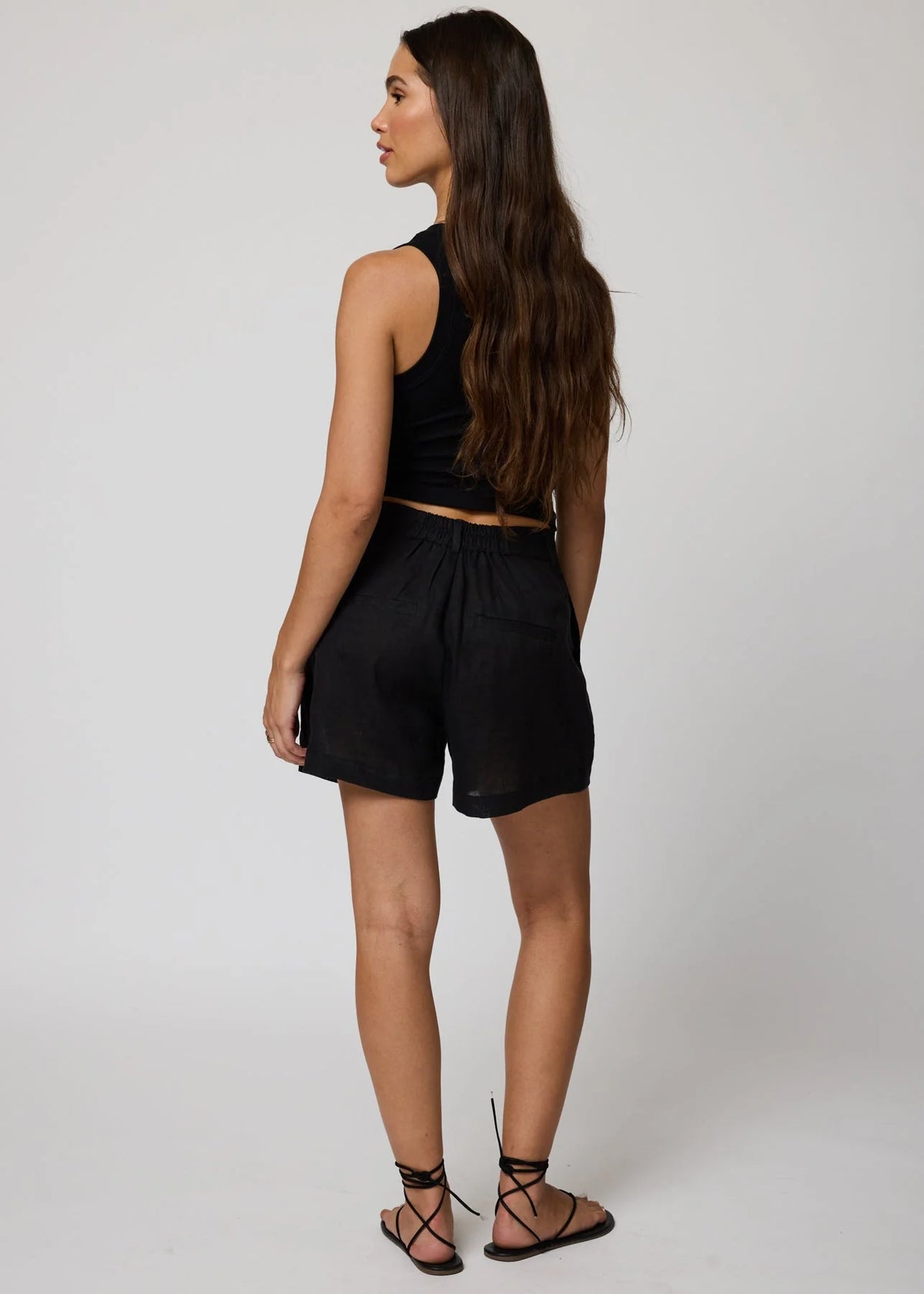Stillwater THE CLASSIC LINEN SHORT Black