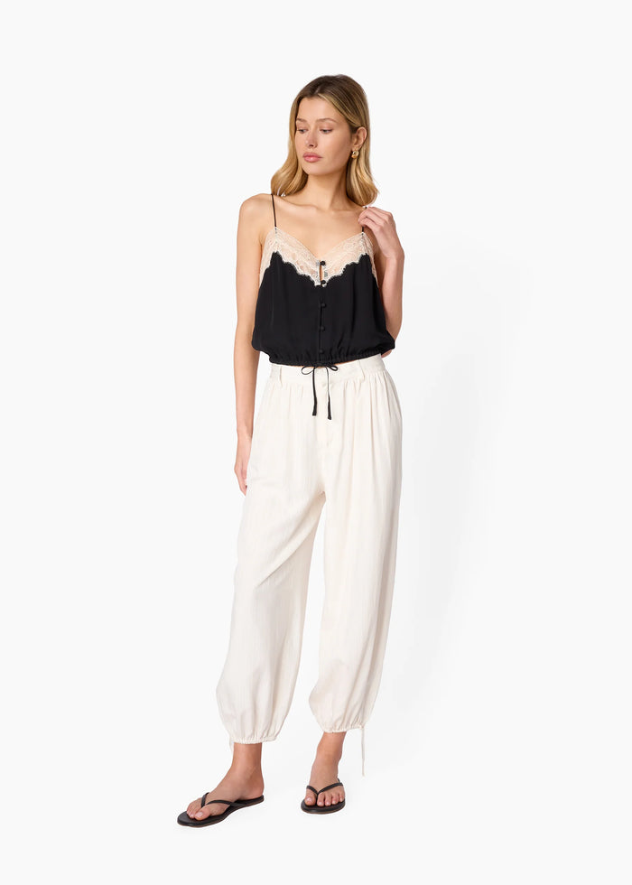 Cami NYC LIBI SILK CAMISOLE BLACK BUTTERY SOFT SILK