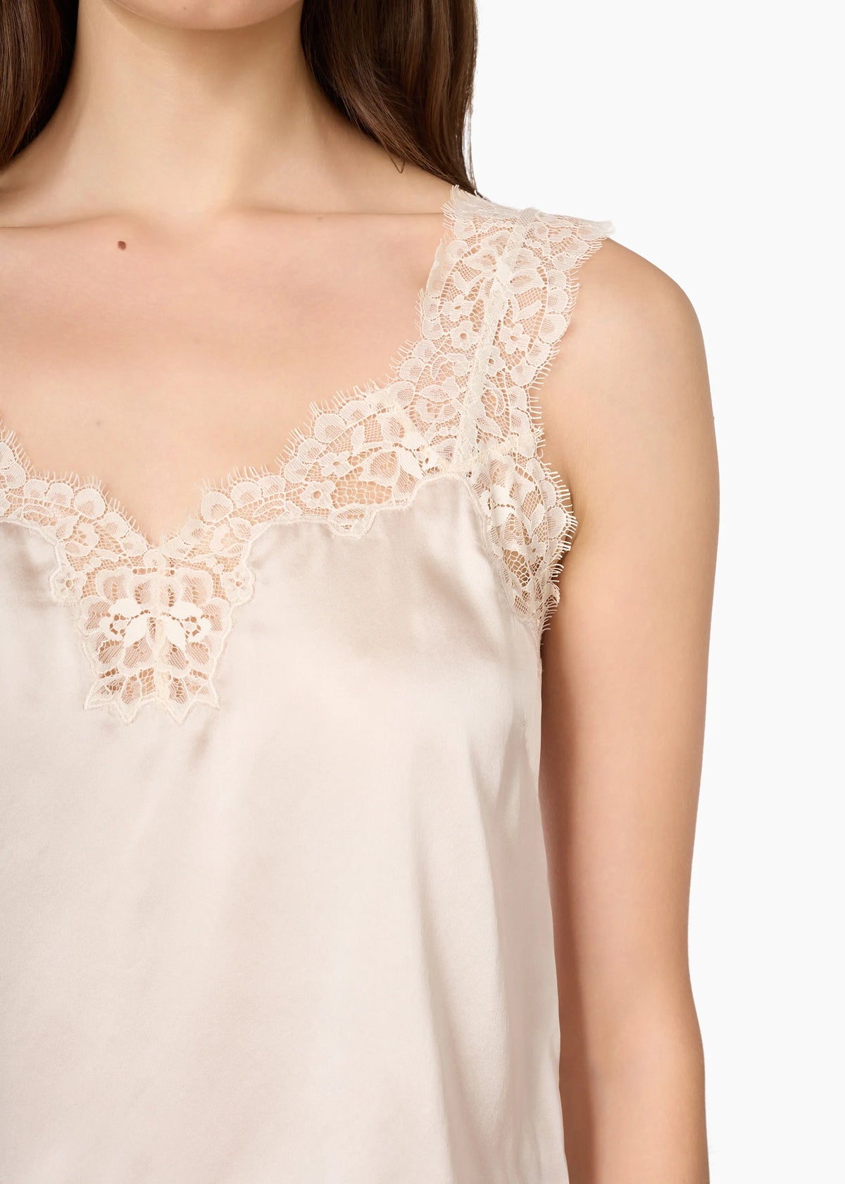 Cami Nyc Tony Silk Camisole Oat Buttery Soft Silk