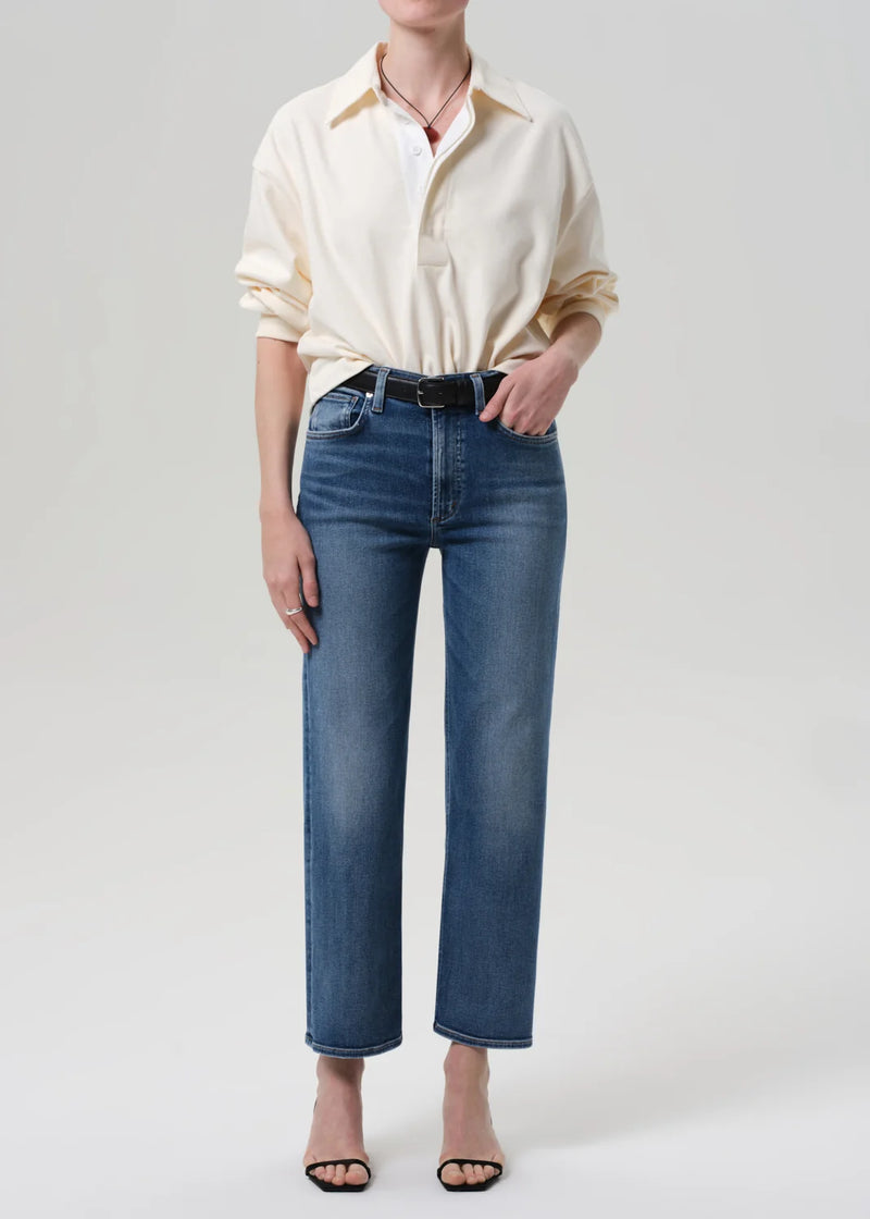 Citizens of Humanity Palma Straight Clean Hem In Cooper
