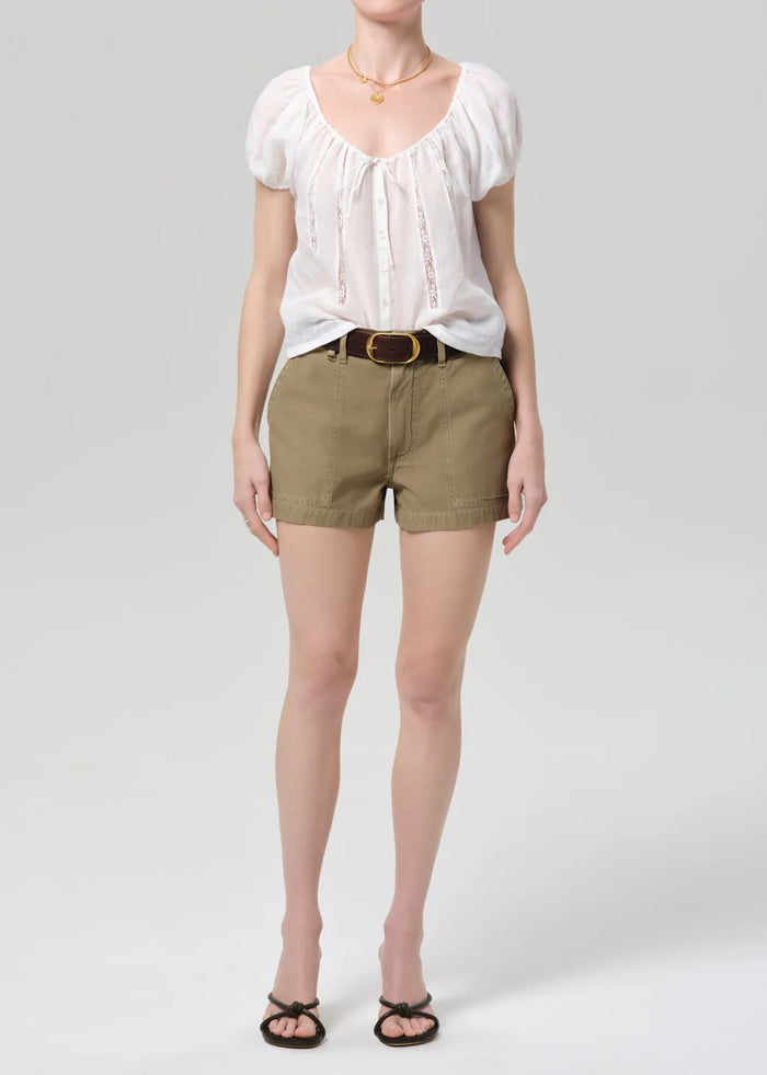 Citizens Of Humanity Marcella Utility Short In Bezal