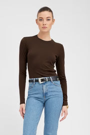 SPRWMN Americano Cotton Long Sleeve Baby Tee