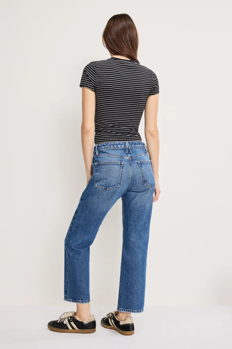 Good American Vintage Straight Ankle - Indigo1222