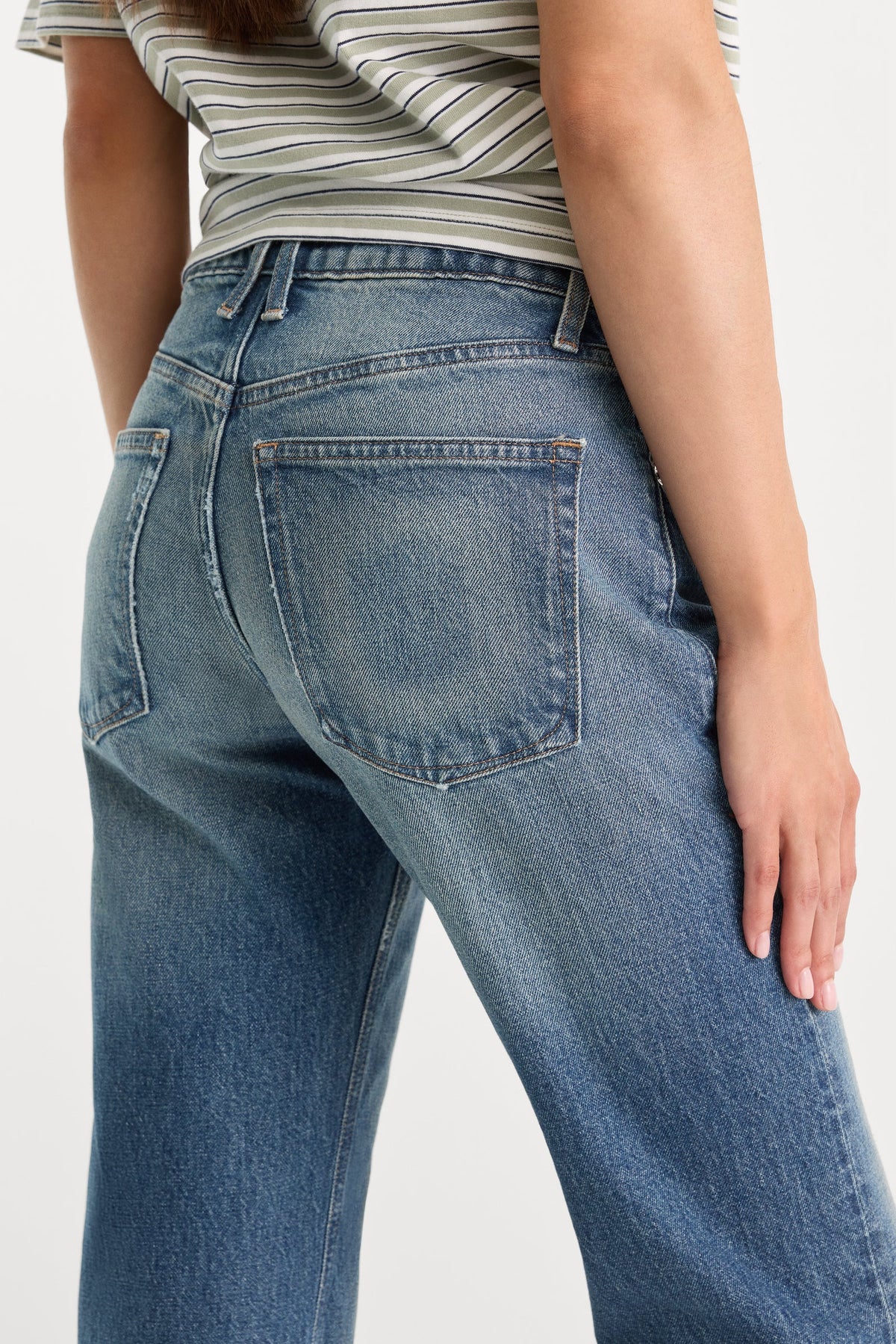 Good American vintage straight jeans Indigo 1282